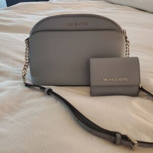 Michael Kors crossbody bag and matching wallet